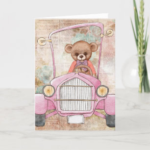 Teddy Bear Grußkarte Dankeskarte