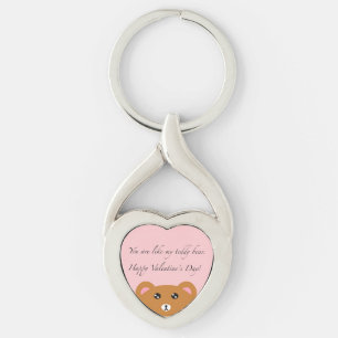 Teddy Bear Heart Keychain Schlüsselanhänger
