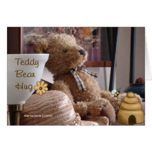 Teddy Bear Hug (1) Karte