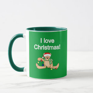 Teddy Bear I Liebe Weihnachtsgeschenke und Geschen Tasse