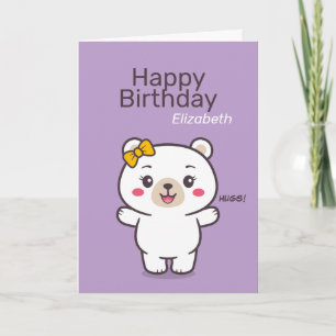 Teddy Bear Illustration Karte