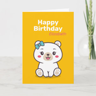Teddy Bear Illustration Karte