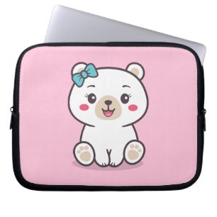Teddy Bear Illustration Laptopschutzhülle