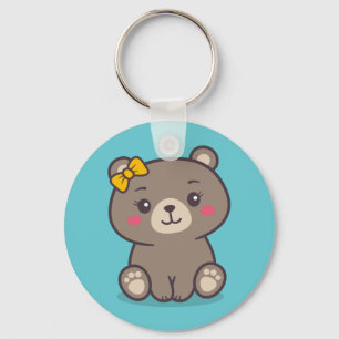 Teddy Bear Illustration Schlüsselanhänger