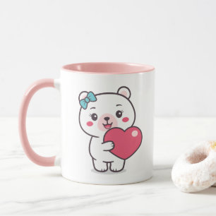 Teddy Bear Illustration Tasse