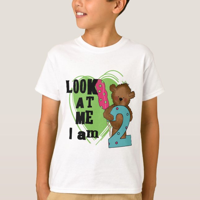 Teddy Bear I'm 2 Anniversaire T-shirts et cadeaux (Devant)