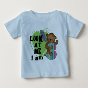 Teddy Bear Je suis 3 Tshirts et cadeaux d'annivers