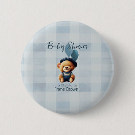 Teddy Bear Jean Baby Showknopf Button