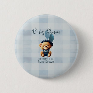 Teddy Bear Jean Baby Showknopf Button