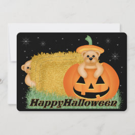 Teddy Bear Kid's Halloween-Party Einladung