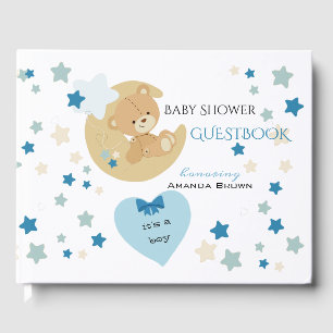 Teddy Bear Liebe Baby Boy Dusche Gästebuch