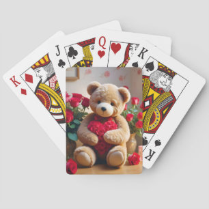 Teddy Bear Liebe Tender Romantisches Geschenk Spielkarten