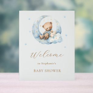 Teddy Bear Lune sur le Baby shower de la Lune