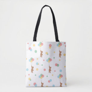 Teddy Bear mit Balloons Tasche