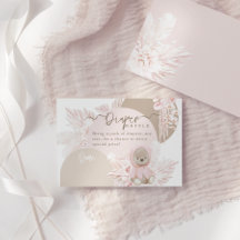 Teddy Bear Modern Boho Girl Babydusche Windeln