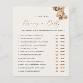 Teddy Bear Mommy oder Daddy Baby Shooting Game