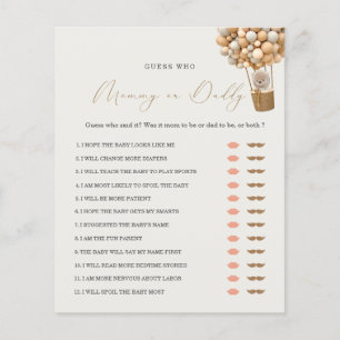 Teddy Bear Mommy oder Daddy Baby Shooting Game