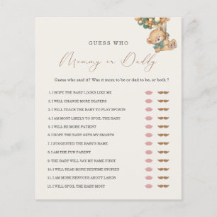 Teddy Bear Mommy oder Daddy Baby Shooting Game