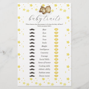 Teddy Bear Mond und Sterne Baby-Merkmale Spiel Fly Flyer