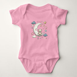 Teddy Bear Moon Baby Strampler