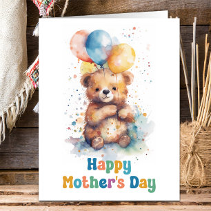 Teddy Bear Mothers Day Karte