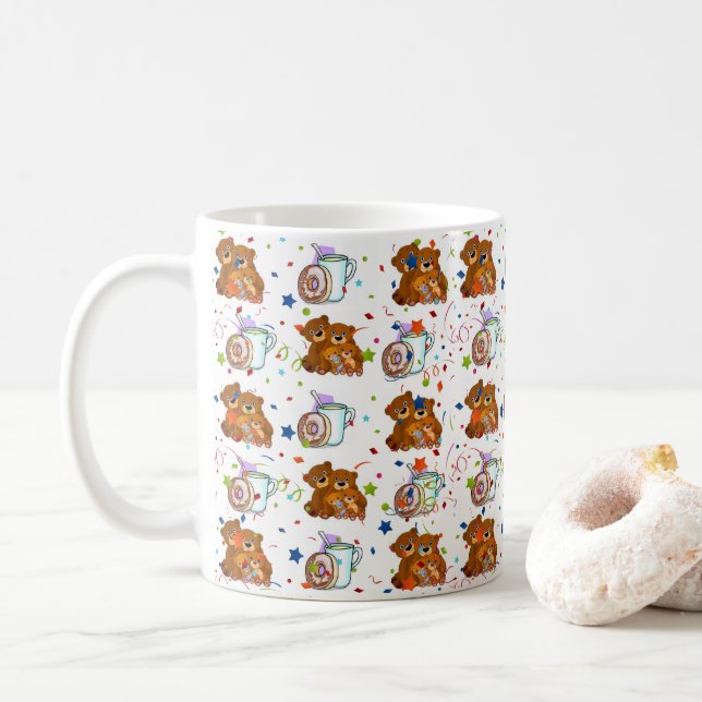 Teddy Bear Mug (Avec donut)