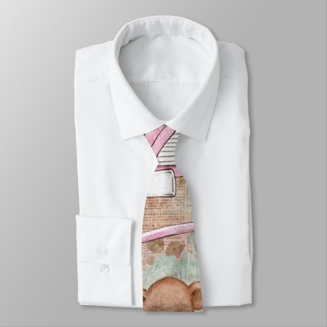 Teddy Bear Necktie Krawatte (Gebunden)