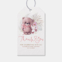 Teddy Bear Niedlich Boho Babydusche Vielen Dank