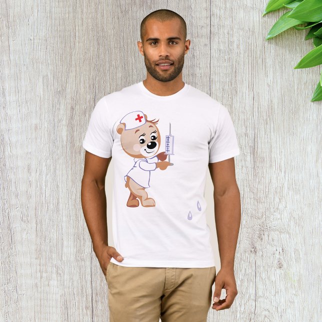Teddy Bear Nurse Mens T - Shirt (Von Creator hochgeladen)