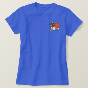Teddy Bear Nurse Stickereien Shirt