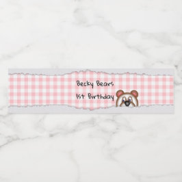 Teddy Bear Peekaboo Geburtstag