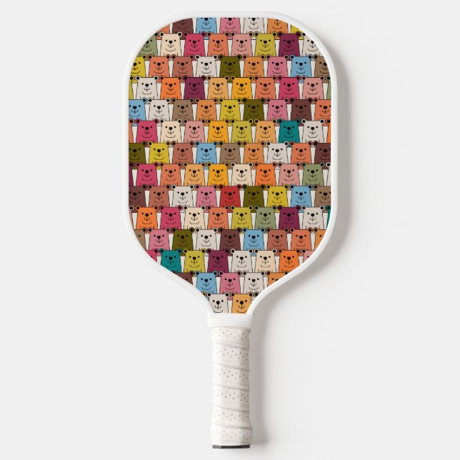 Teddy Bear Pickleball Schläger (Vorderseite)