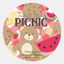 Teddy Bear Picnic Summer Birthday Party Gefallen