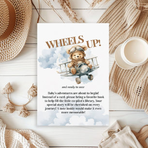 Teddy Bear Pilot auf seinem Weg Bücher für Baby Begleitkarte