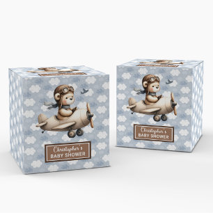 Teddy Bear Pilot Party Baby Fevor Box Geschenkschachtel