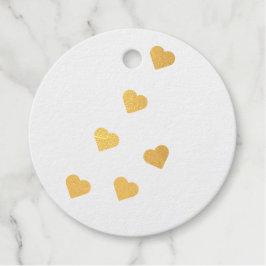 Teddy Bear Pink Gold Foil Front Fevor Tags