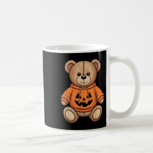 Teddy Bear Pumpkin Graphic Fall Halloween Kaffeetasse