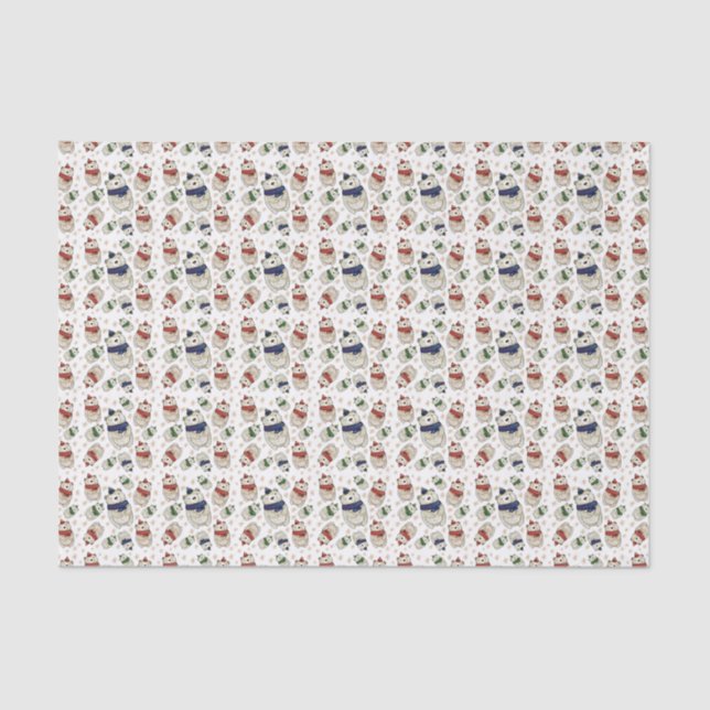 Teddy Bear Tissue Paper Seidenpapier (Vorderseite)