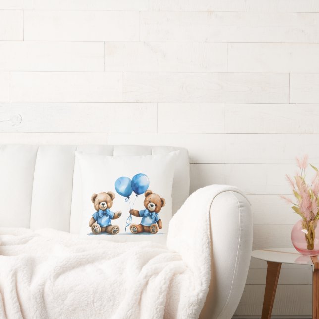 Teddy Bear Twin Boys Kissen (Liege)