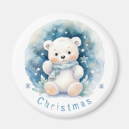Teddy Bear und Weihnachten Magnet