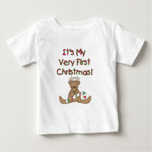 Teddy Bear Very 1st Christmas Tshirts and Gifts