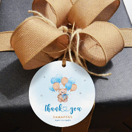 Teddy Bear Vielen Dank Baby Dusche Geschenkanhänger