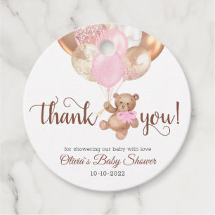 Teddy Bear Vielen Dank Baby Shower Favoriten Gesch Geschenkanhänger