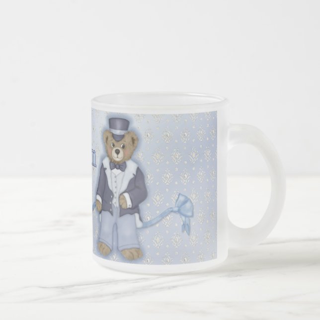 Teddy Bear Wedding - Anpassen Mattglastasse (Rechts)