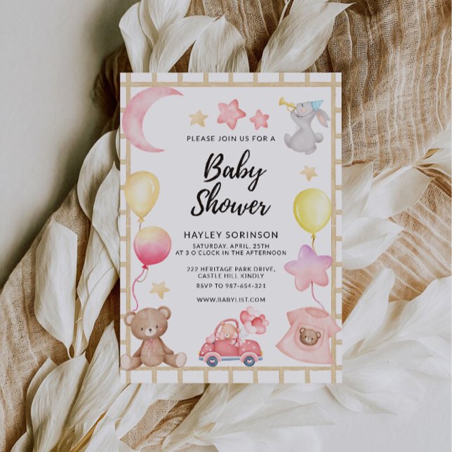 Teddy Bear Wedding Baby Dusche Einladung (Teddy Bear Wedding Baby Shower Invitation)