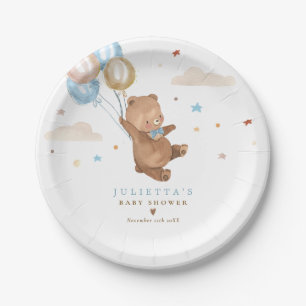 Teddy Bear wir können frühzeitig abwarten Baby D Pappteller