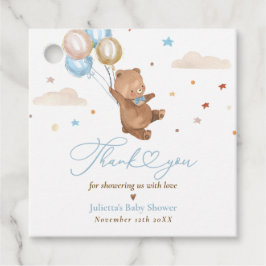 Teddy Bear wir können frühzeitig abwarten Baby Dus Geschenkanhänger
