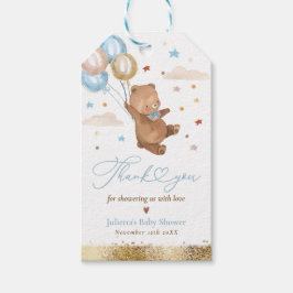 Teddy Bear wir können frühzeitig abwarten Baby Dus Geschenkanhänger