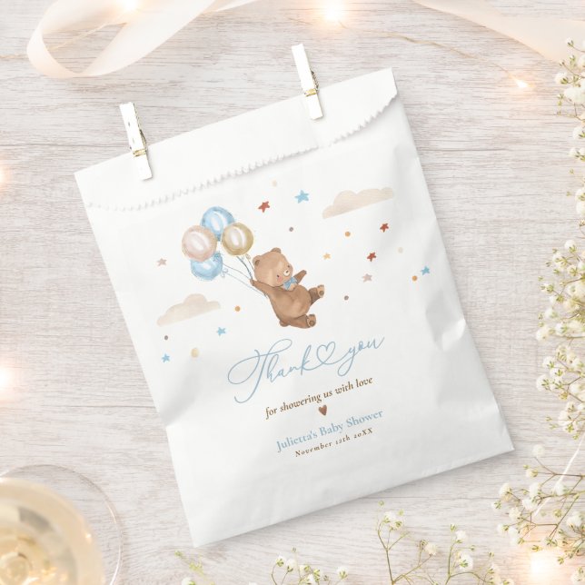 Teddy Bear wir können frühzeitig abwarten Baby Dus Geschenktütchen (Ausgeschnitten)