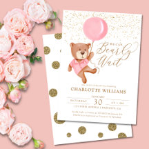 Teddy Bear wir können frühzeitig Mädchen Baby Dusc